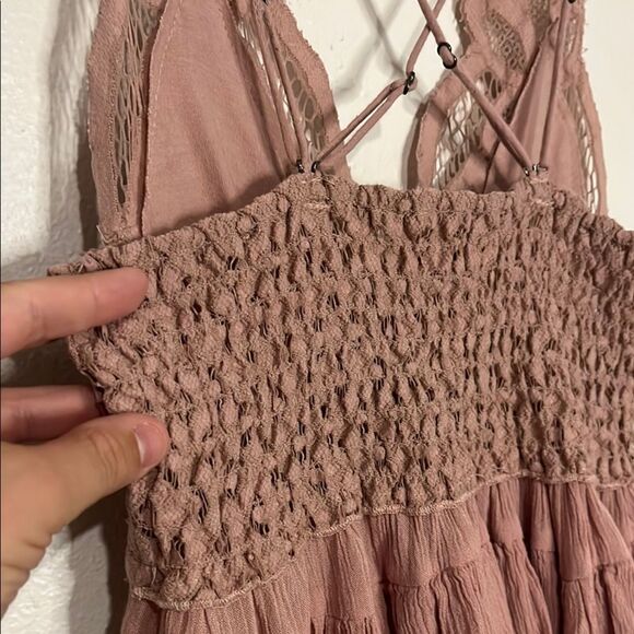 Free people‎ Adella dusty pink tank, size XS - Picture 6 of 7